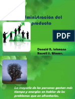 Administracion del producto 