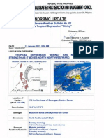 NDRRMC SWB no. 2 Tropical Depression "Bising"