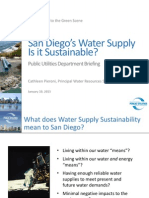 Green Scene: - San Diego's Water Supply - How Sustainable Are We?