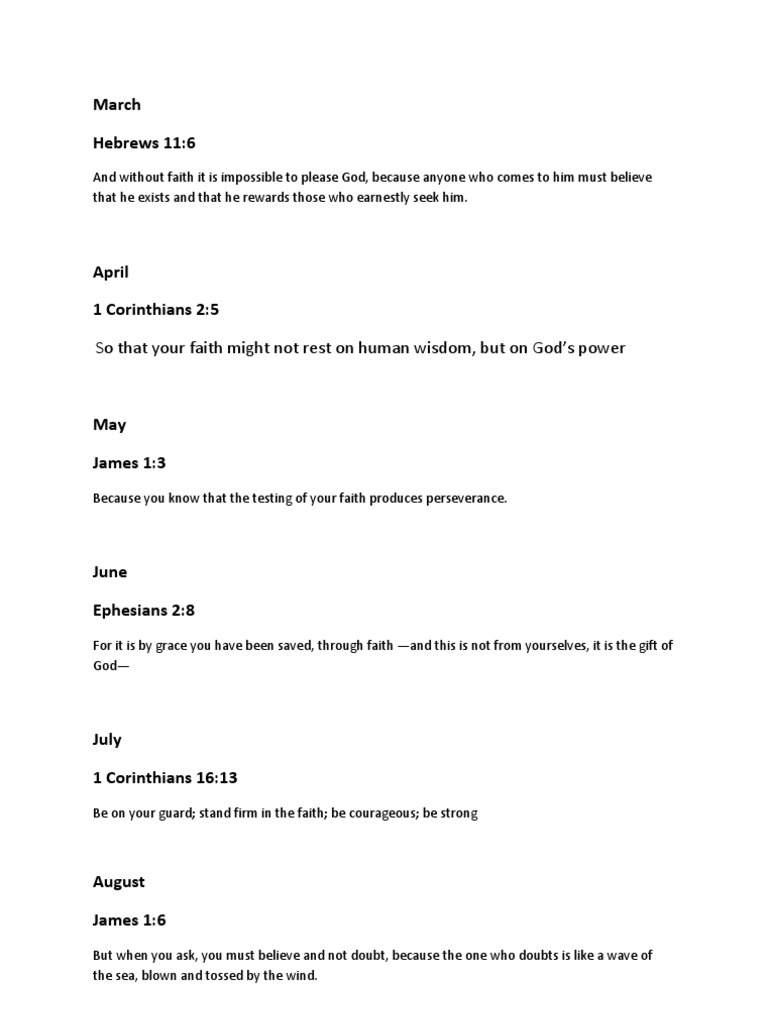 Testing and Strengthening Faith | PDF