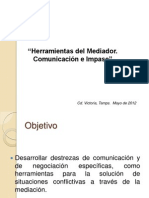Herramientas Del Mediador - Comunicacion e Impase
