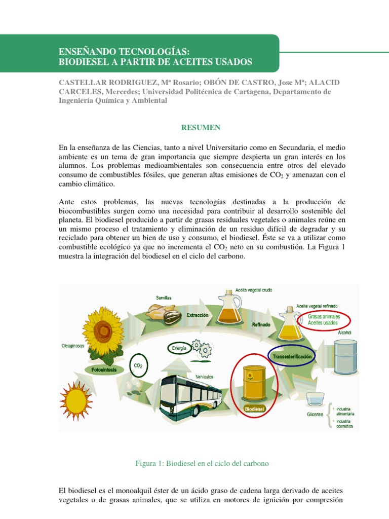 Biodiesel | PDF | Biodiésel | Glicerol
