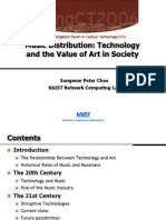 Music Distribution: Technology and The Value of Art in Society