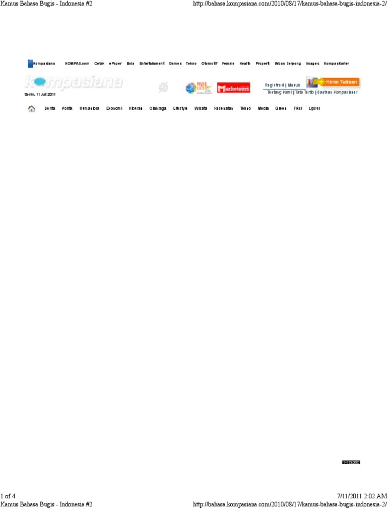 Kamus Bahasa Bugis Indonesia 2