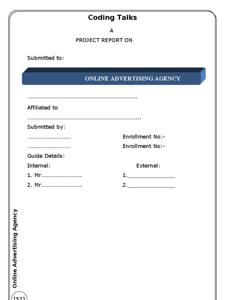 Online Advertising Agency Project Report | PDF | Software Testing ...