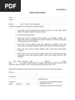 SURAT AKUAN SUMPAH