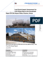 Eia - 846 Study Report - Kenolkobil LPG Filling Plant in Kisumu Ju