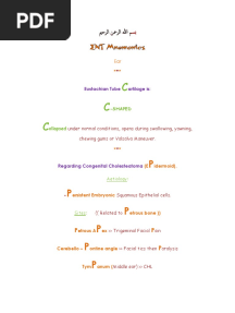ENT Mnemonics 1
