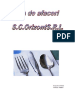 Plan de Afaceri Restaurant - Sc Orizont Srl.[Conspecte.md]