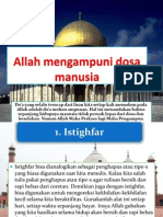 Allah mengampuni dosa manusia