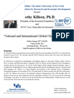 Lecture by Dr. Timothy Killeen
