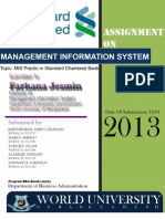 Management Information System Practice of Standard Chartered Bank Bangladesh  