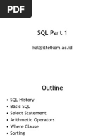 SQL 1 (Basic)