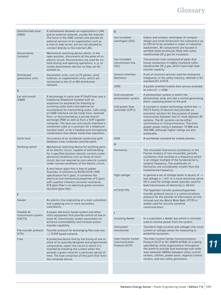 Siemens Power Engineering Guide 7E 509 | PDF | Electrical Substation ...