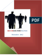 Recursos in Humanos Diciembre 2012