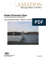 Intake Diversion Dam Trashrack Appraisal Study for Intake Headworks Feb 2008
