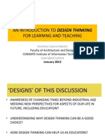 An Introduction To Design Thinking For Learning and Teaching