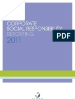 Sanofi Corporate Social Responsibility Reporting 2011