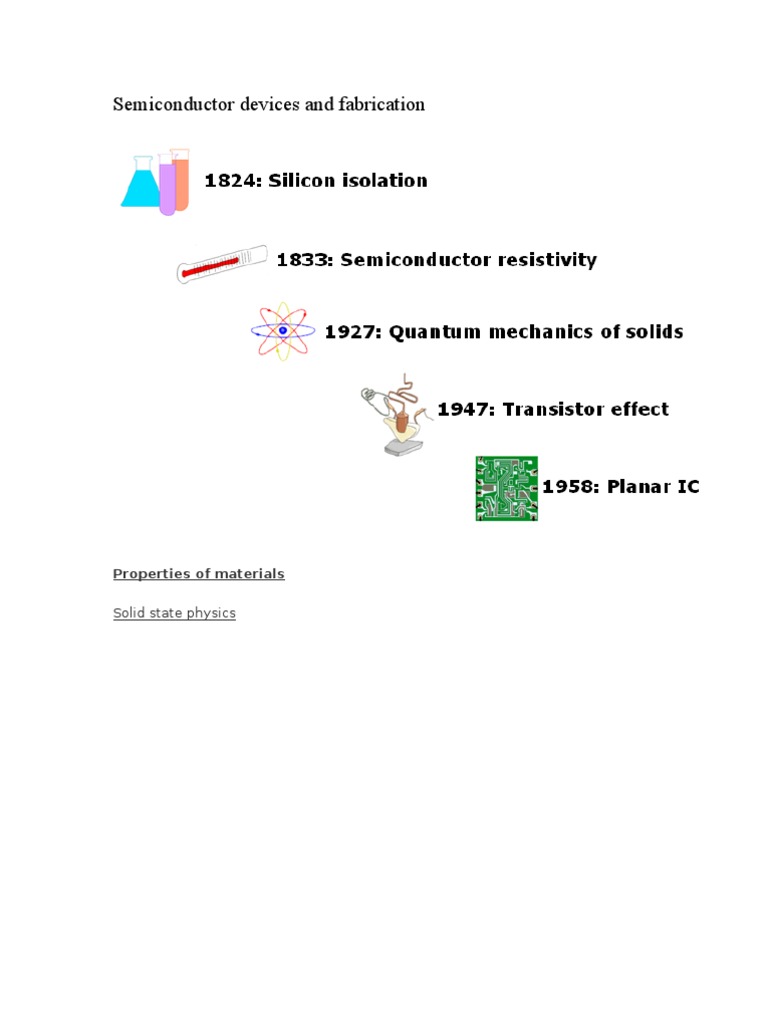 Semiconductor Devices and Fabrication | PDF | Integrated Circuit | Ion