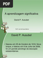 4.1 Aprendizagem Significativa P. Ausubel