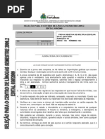 Prova Imparh 2009.2