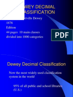 Dewey Decimal Classification 1