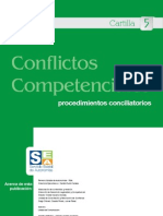 Conflictos Competenciales, procedimientos conciliatorios