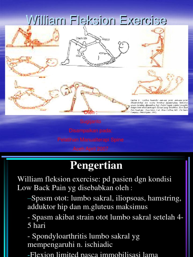 Latihan Fleksi William untuk Nyeri Punggung | PDF