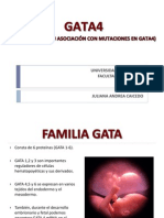 Presentación Cardiopatías y Su Asociación Con Mutaciones en GATA4