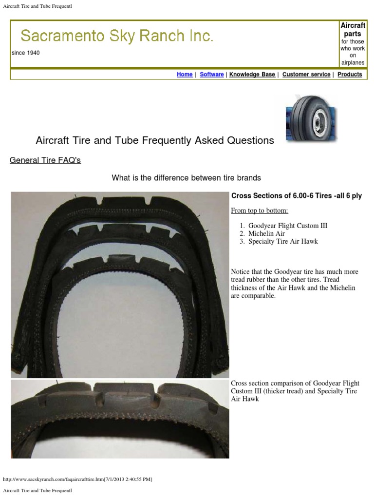 Aircraft Tire | PDF | Tire | Transport