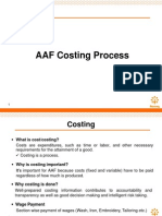 AAF Costing Process