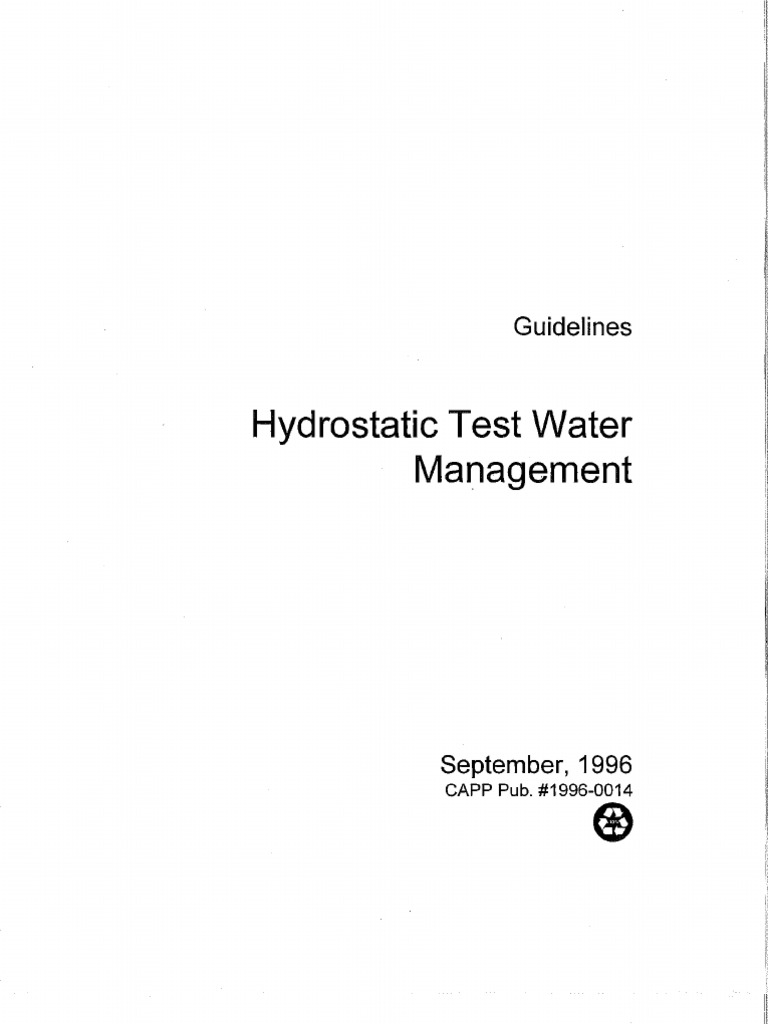 Water Management Guidelines – Water protection and management – SWLHHE