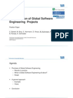 Orchestration of Global Software Engineering Projects: Position Paper