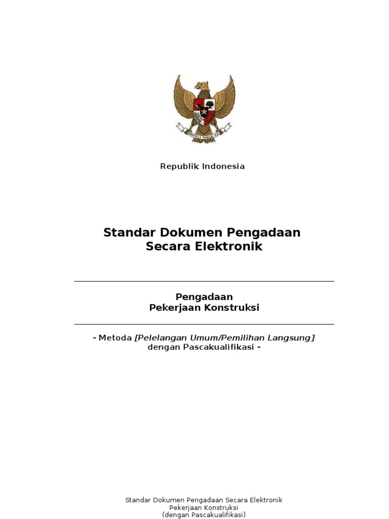 SBD EPROC_PEKERJAAN KONSTRUKSI_PASCAKUALIFIKASI.doc
