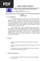 Proposal Usulan Bantuan Dana Pembangunan Gereja GK 