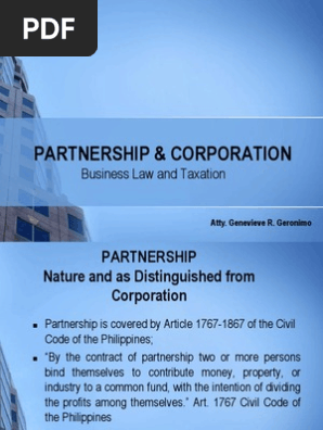 Law on Partnership