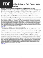 Download Penerapan Model Pembelajaran Role Playing Mata Pelajaran Matematika by Andreas Kurnia Trisnawan SN120137355 doc pdf