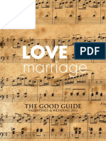 Love and Marriage Good Guide In Good Company Catalogue 2013