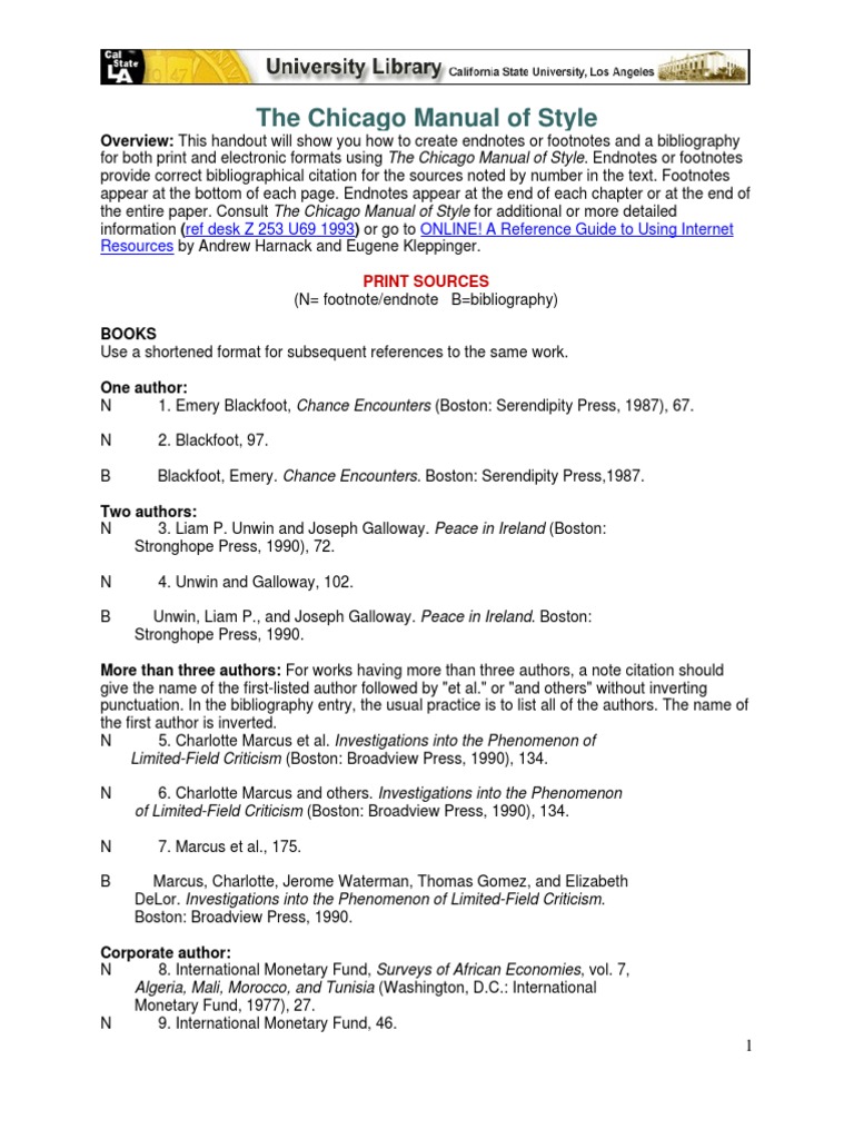 Chicago Manual of Style PDF | PDF | Note (Typography) | Academic Publishing