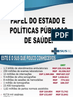 Papel Do Estadoe Politicas Publicas de Saude