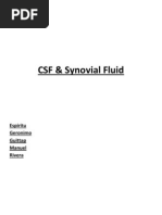 Download CSF and Synovial Fluid by querokeropi SN120149398 doc pdf