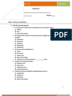 Lab Quiz