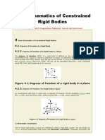 Basic Kinematics of Constrained Rigid Bodies