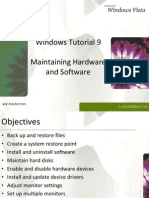 Windows Tutorial 9 Maintaining Hardware and Software: Comprehensive