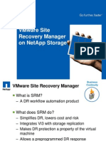 VMware Site Recovery Manager On NetApp Storage