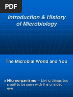 CHAPTER 1 Introduction & History of Microbiology MICROBIAL WORLD and YOU