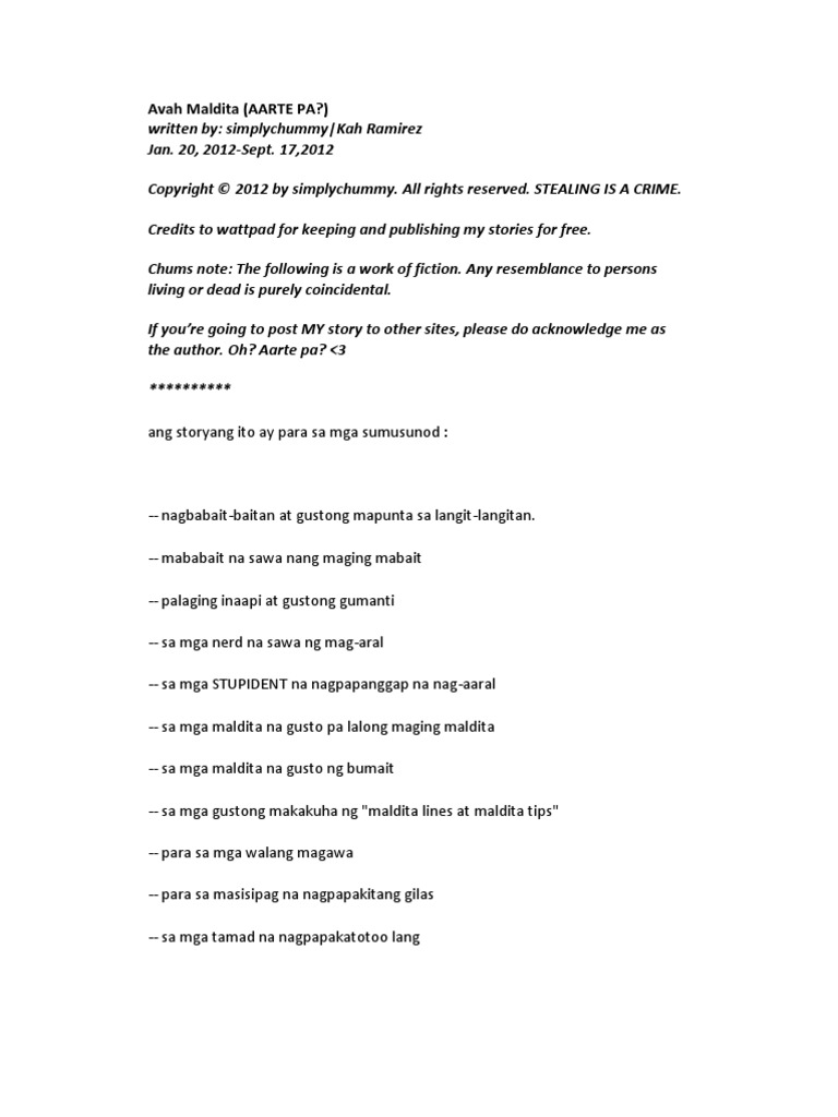 Avah Maldita (Compilation) photo