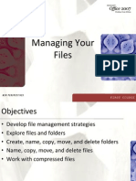 Managing Your Files: First Course