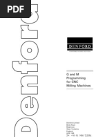 Denford G and M Programming For CNC Mill