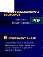 Project Management & Economics